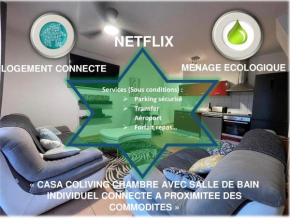 CASA COLIVING avec chambre salle de bain individuelles privatives